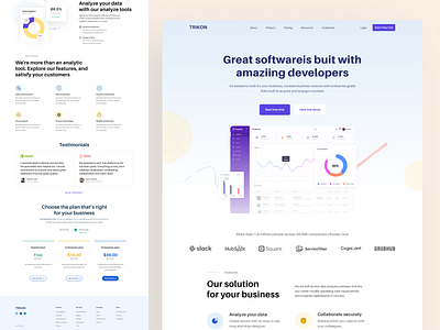 Saas Landing Page Design