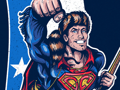 Davy Crockett as Superman comics davy crockett dc design hero konstantin kostenko marvel superhero superman t shirt texas