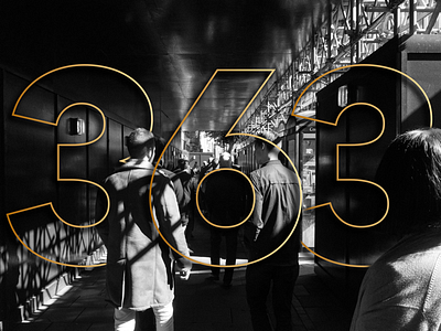 363 363 black and white design graphic graphic design numbers photography street photography type typography