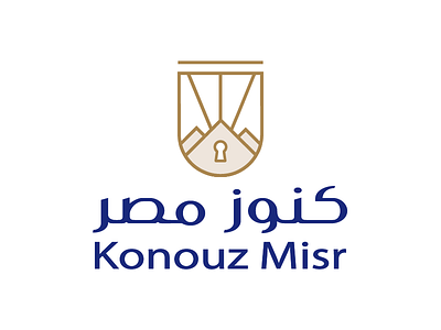 Knouz Misr Real estate egypt lock pyramids real estate sun sun logo treasure