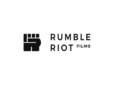 Rumble Riot Films design flat graphicdesign icon logo logotipe logotipo vector