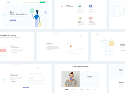 Landing Page: IdeaSoft clean concept design digital ecommerce hero homepage illustration interface landing page minimal modern new section soft testimonial ui ux web wireframe
