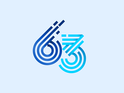 63 branding geometric letter logo typo typography vector