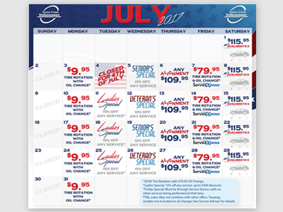 OCVW July Calendar