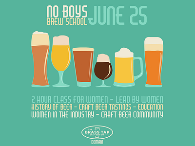 No Boys Brew School Social