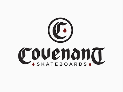 Covenant Skateboards branding design icon identity illustration logo minimal type typography vector