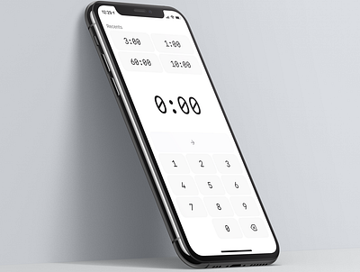 Epic Timer app branding design flat ios minimal mobile app mobile ui ui ux