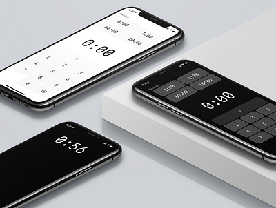 Epic Timer app branding design flat ios minimal mobile app mobile ui ui ux