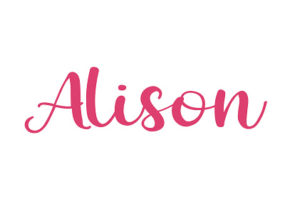 Alison Cosmetics branding cosmetics design logo makeup minimal typography vector