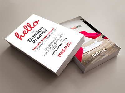 Redweb business cards business cards moo cards