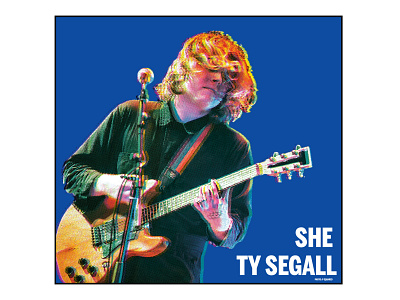 Single of the Week - "She" Ty Segall colors design graphic music pdx portland simple single typography vintage