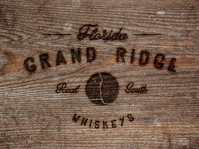 Grand Ridge Logo design graphic logo mock mockup wood
