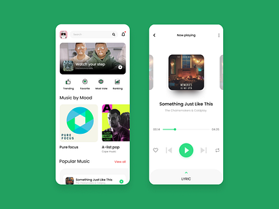 Daily UI 07 - Music app clean daily 100 challenge dailyui design design daily layout design simple design ui deisgn