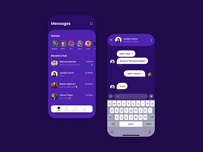 Daily UI 011 - Direct Messaging clean daily 100 challenge dailyui design design daily layout design layouts simple design ui deisgn