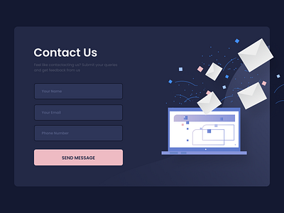 Design Daily 24 - Contact clean contact daily 100 challenge dailyui design daily contact design daily contact layout design simple design ui deisgn