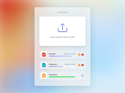 Design Daily 27 - File Upload clean daily 100 challenge dailyui layout design simple design ui deisgn