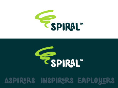 Spiral Logo branding logo