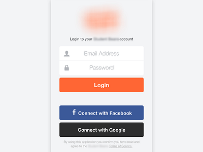 Login Form app ios