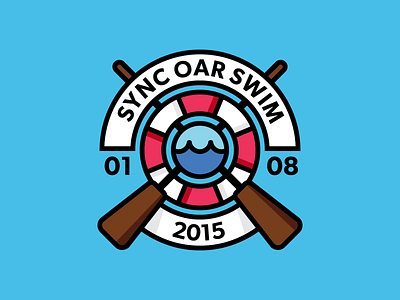 Sync Oar Swim charity logo rowing