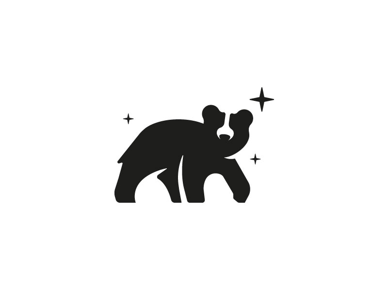 Bear Logo by Dan Blackman on Dribbble