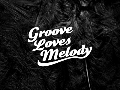 Groove Loves Melody - Logo branding logo music