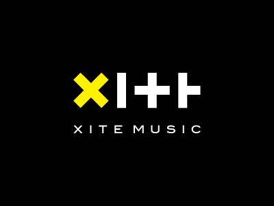 XITE Music branding identity logo design