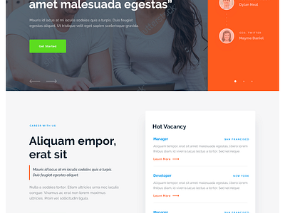 Consulting Company Landing Page by eleken on Dribbble