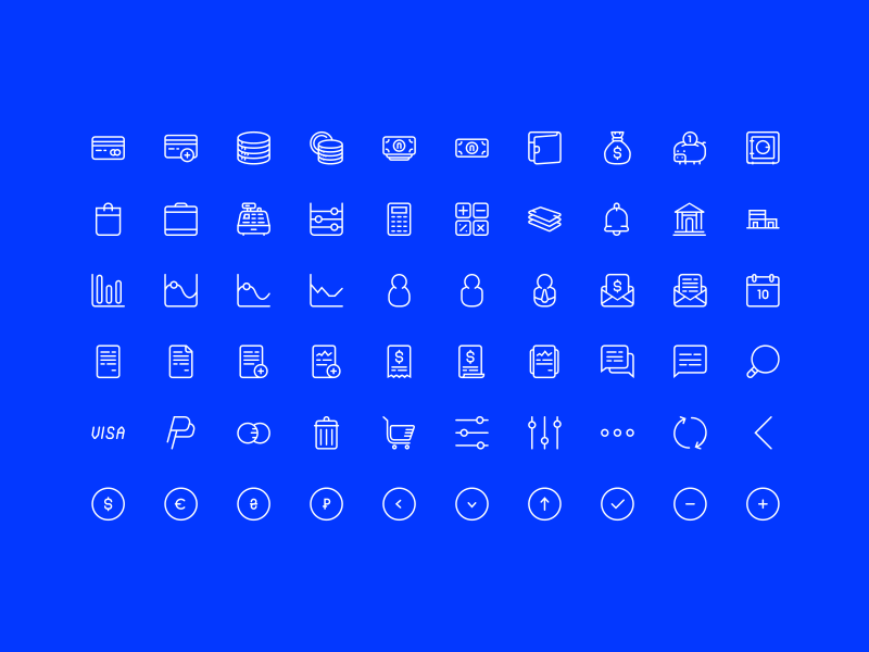 60 Finance Icons by Eleken ai cards credit download eleken finance free icons iconset money psd svg