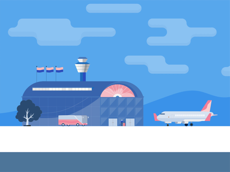 Airport Animation