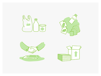 Recycling Illustration eleken icons illustration recycle recycling web