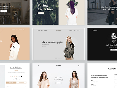 E-commerce UI ecommerce eleken fashion homepage shop store ui kit