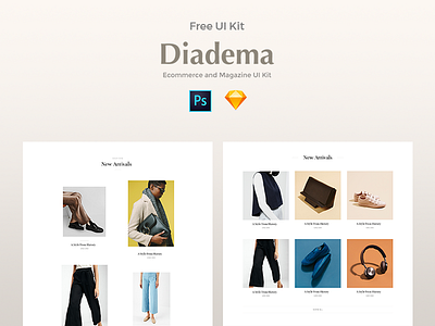 Diadema UI Kit app freebie freebie psd grid ios landing mobile psd search sketch slider typography ui ux web