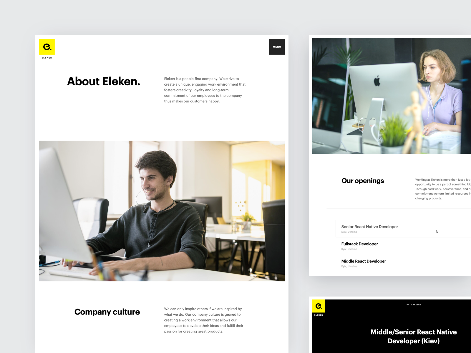 Eleken | Company Pages by eleken on Dribbble