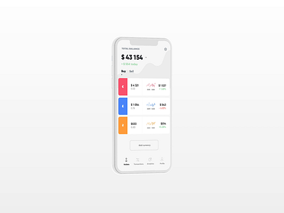 finance app 3d animation app clockface finance ios list loading mobile money payment promo ui ux