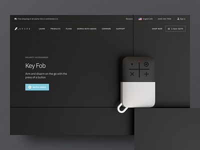 Abode – Product Page – Keyfob