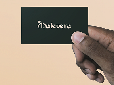 Malevera Logo Concept - Business Card