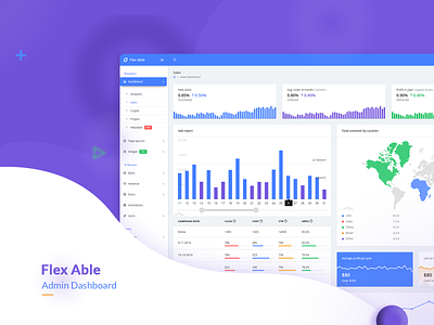 Flex Able Admin Dashboard