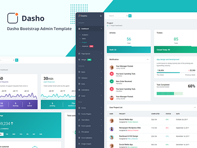 Dasho Bootstrap Admin Template