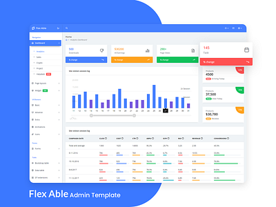 Flex Able Bootstrap 4 Admin Dashboard