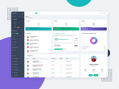 Project Dashboard - Dasho Bootstrap Admin Template