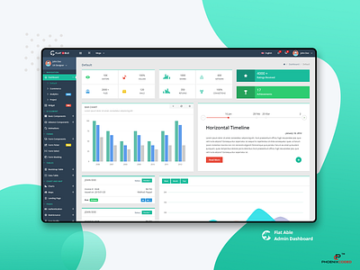 Flat Able Admin Dashboard