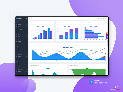 Chart Page of Elite Able Dashboards