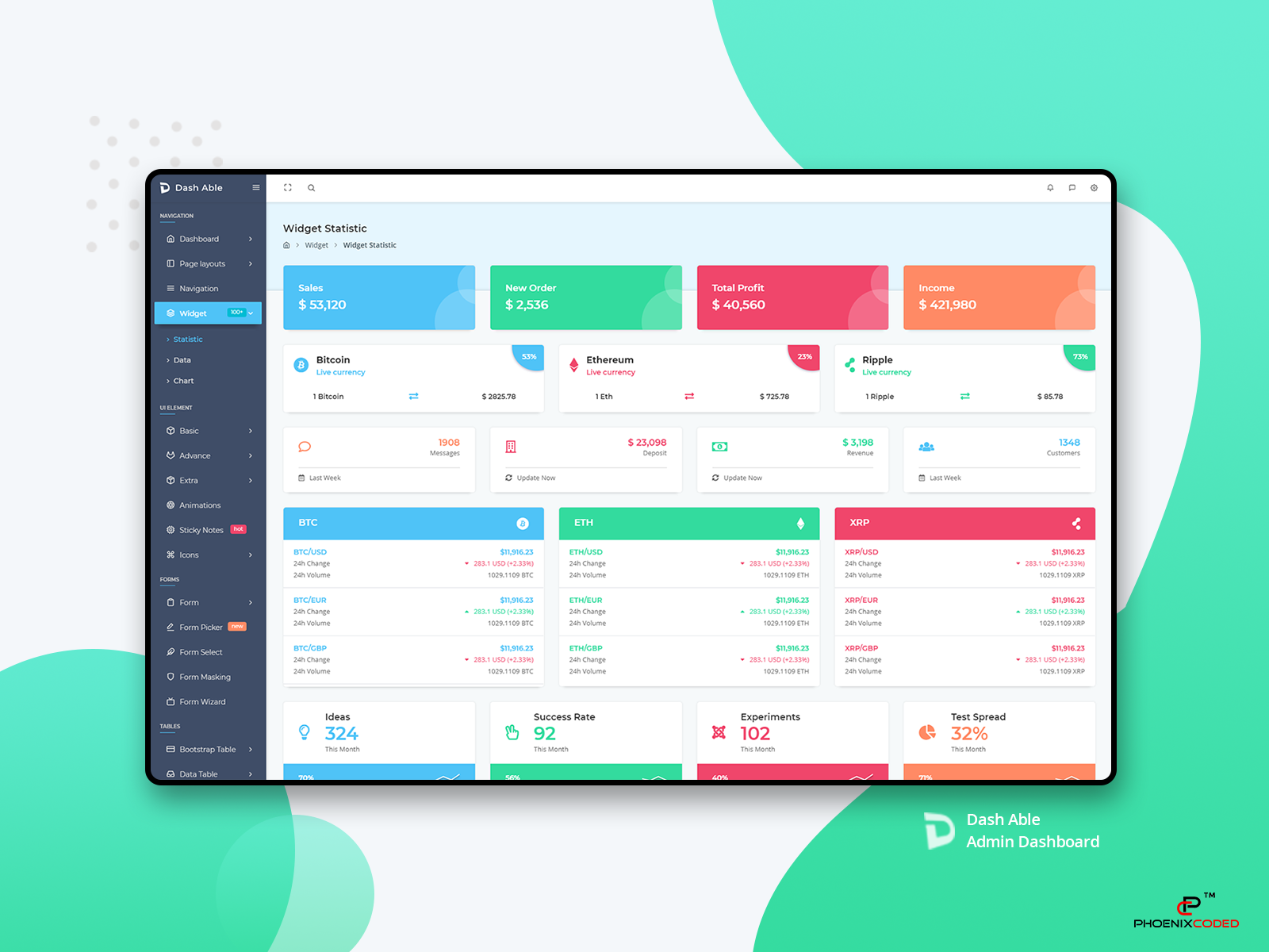 Dribbble - pc_widgets__dash__able_dashboards.png by Phoenixcoded