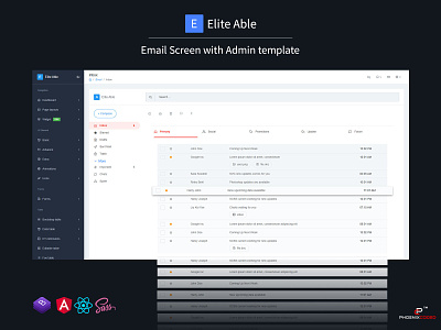 Elite Able Admin Template & UI Kit - Email screen admin admin dashboard admin dashboard template admin design admin panel admin template admin templates admin theme angular admin angular admin template angular dashboard bootstrap 4 bootstrap admin branding dashboard dashboard template react admin react admin template ui uidesign