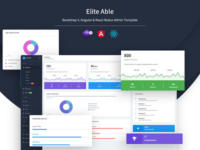 Elite Able Admin Template admin dashboard admin dashboard template admin design admin template admin templates admin theme angular angular admin template angular dashboard bootstrap 4 bootstrap admin bootstrap template branding dashboard react reactjs ui uidesign