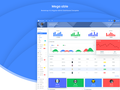 Mega Able Admin Dashboard Template