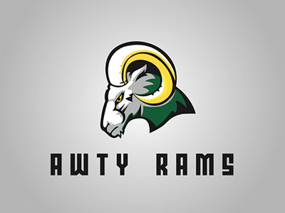 Rams Alternate Logo Concept branding design illustration logo