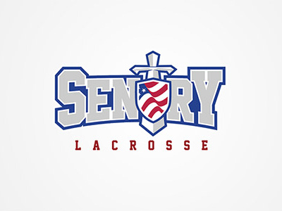 Sentry Lacrosse Logo branding design illustration logo