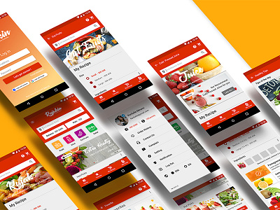 Prototype Food App adobexd apps design graphic interface mobile photoshop ui uiux ux xd