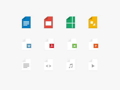Filetype Icons files icons podio